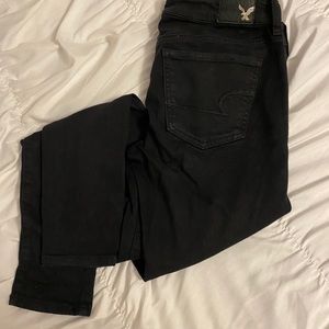 American Eagle black jeggings